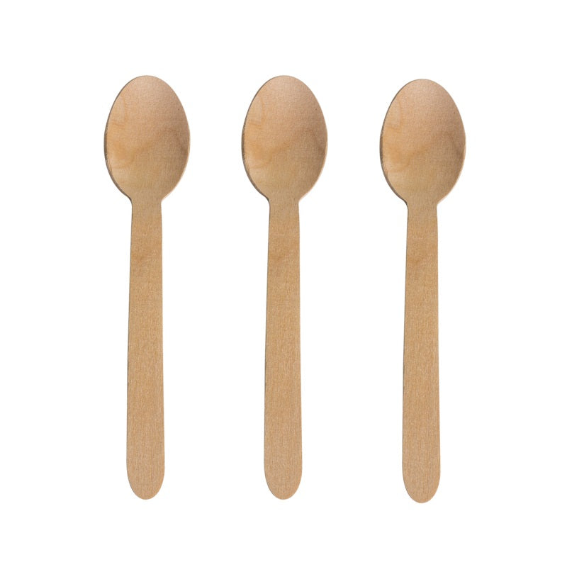 Eco-Packaging® Compostable Wooden Soup Spoon, 6.5