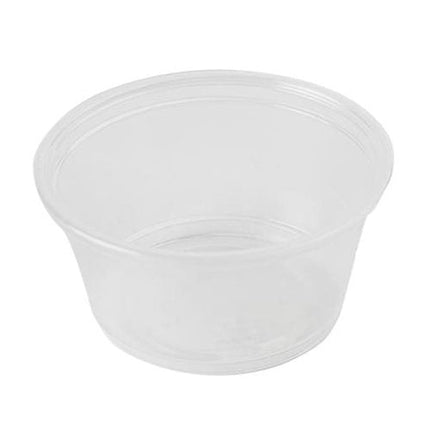 Portion Cup, Clear, 2oz, Plastic, 2500/Case-B2B Discounters