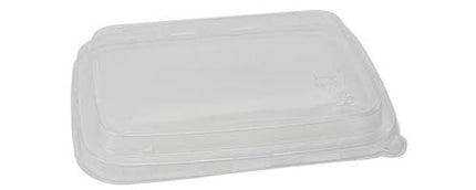 Eco-Packaging Lid For 28-38oz Rectangular Sugarcane Tray, PP, 300/Case-B2B Discounters