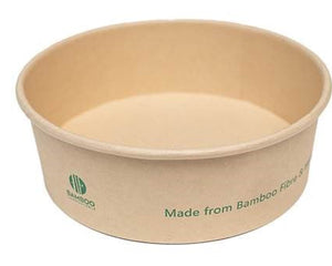 Eco-Packaging® Compostable Bamboo Fibre Bowl, 20oz, Kraft, 300/Pk-B2B Discounters