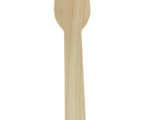 EcoSystems® Wooden Forks, Brown, Bulk Packed, 100/Bag, 20 Bags/Case-B2B Discounters