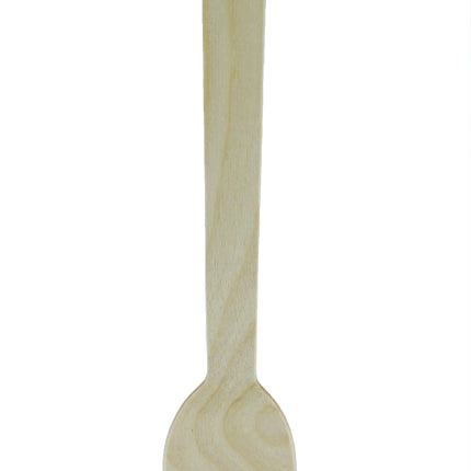 EcoSystems® Wooden Teaspoons, Brown, Bulk Packed, 100/Bag, 20 Bags/Case-B2B Discounters