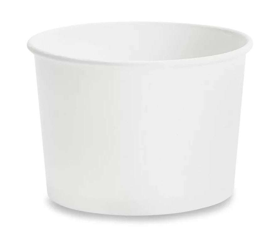 Ecosystems® Round 16oz Paper Container, 1000/Case-B2B Discounters