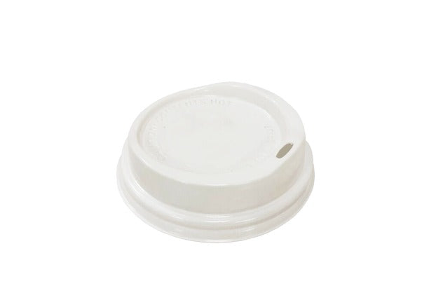 EcoSystems® 8oz Hot Cup Dome Lid, White, 1000/Case-B2B Discounters