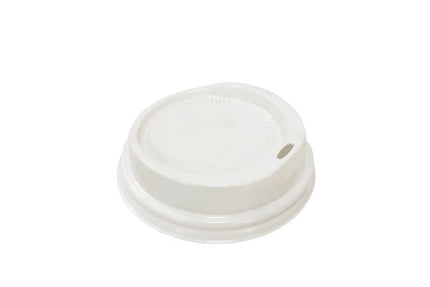 EcoSystems® 10-20oz Dome Hot Cup Lids, White, 1000/Case-B2B Discounters