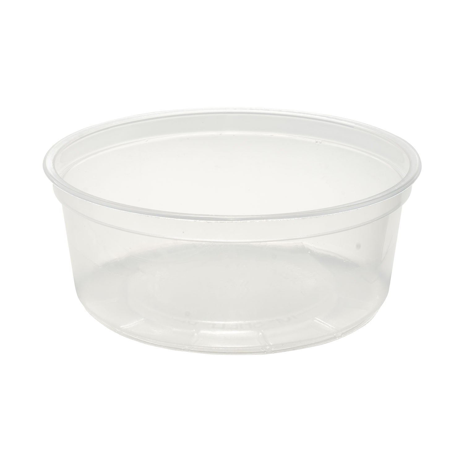 Ecosystems® Polypropylene Round Deli Container, Translucent, 8oz, 50/Pack, 10 Packs/Case-B2B Discounters