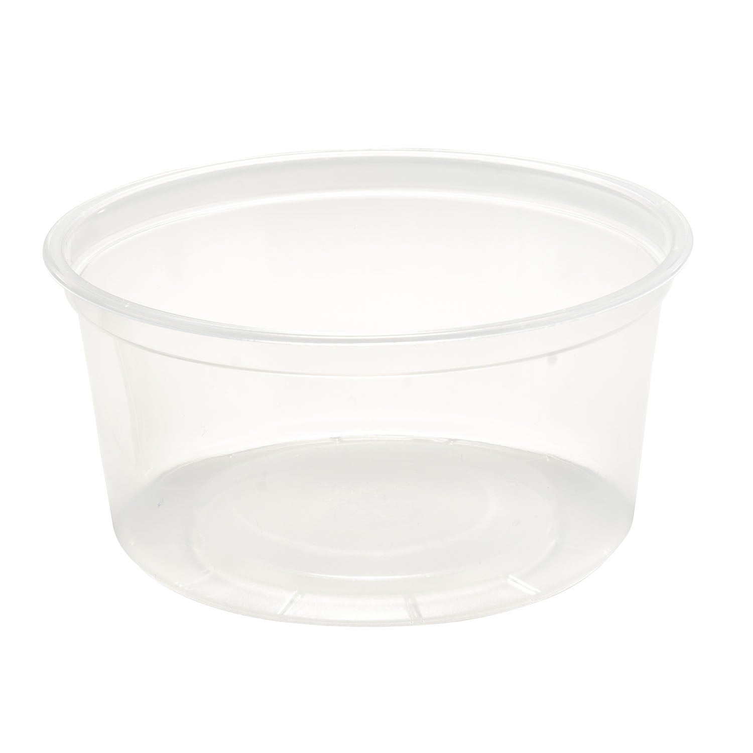 Ecosystems® Round Deli Container, 12oz, Translucent, Polypropylene, 500/Case-B2B Discounters