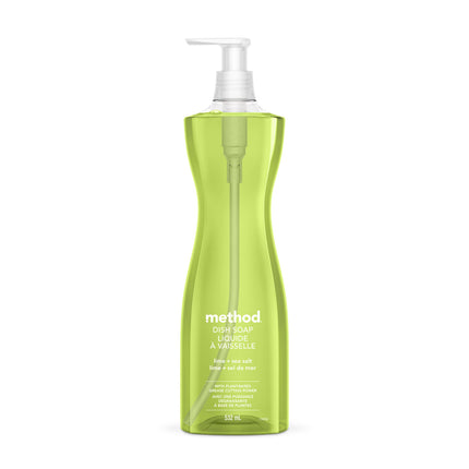 Method Dish Soap Pump - Lime & Sea Salt, 532ml, 6/Case