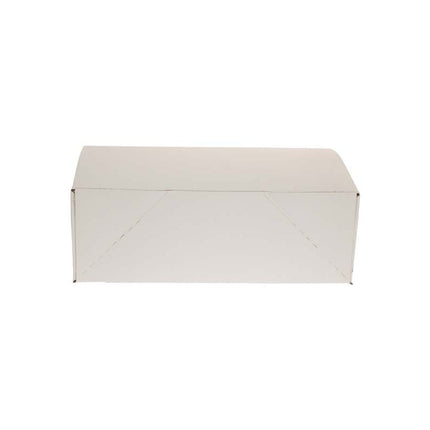EB Box Greaseproof Portion Box, 9.25" X 5" X 2.75", White, 250/Case-B2B Discounters