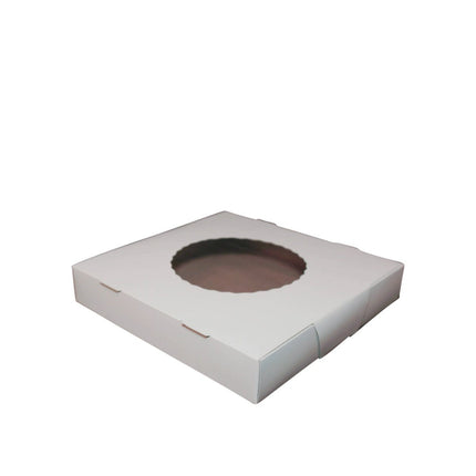Ebbox™ Cello Pie Box, 10" X 10" X 1.75", 125/Case-B2B Discounters