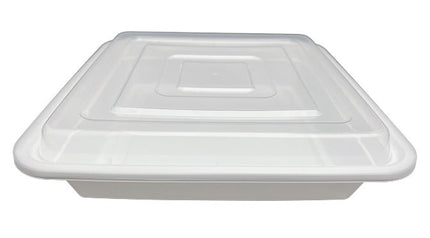 Ritepak Square Container Combo, 48oz, White, 150/Case-B2B Discounters