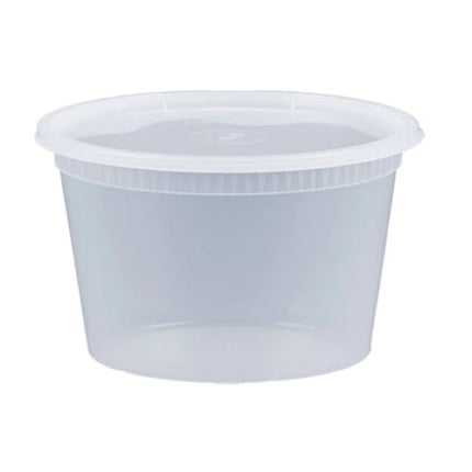 PCM PAK Deli And Lid Combo, 12oz, Clear, 240/Case-B2B Discounters