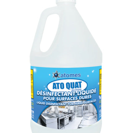 Kempro Ato-Quat Quat Disinfectant 3Rd Sink Sanitizer, 4L, 4/Case-B2B Discounters