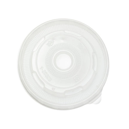 Hot Food Container Plastic Lid, Recyclable, 12oz-16oz, 500/Case-B2B Discounters