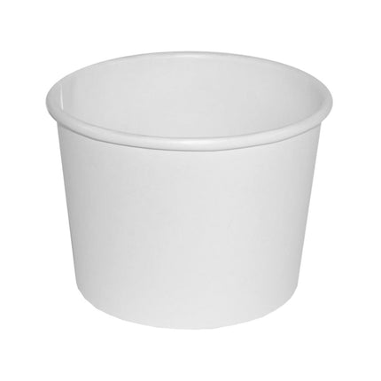 Paper Hot Food Container, 16oz, White, 500/Case-B2B Discounters