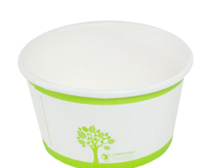 Compostable Paper Hot Food Container, 16oz, 500/Case-B2B Discounters