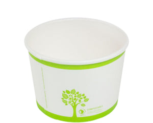 Compostable Paper Hot Food Container, 12oz, 500/Case-B2B Discounters