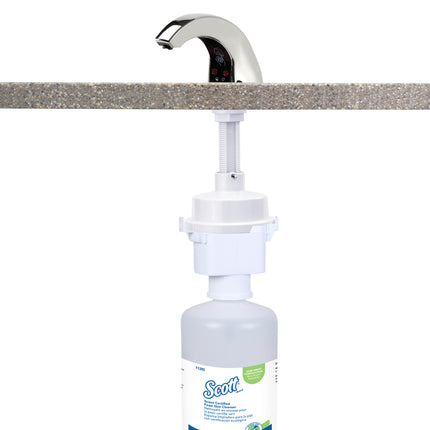 Scott Green Certified Foam Hand Soap (11285) - 1.5 L, Clear, For Automatic Counter-Mount Dispensers, 2 Bottles/Case