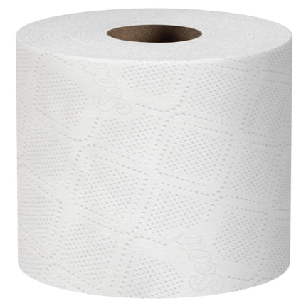 Papier toilette Scott professionnel en rouleau standard (48040) – 2 épaisseurs, blanc, rouleaux emballés individuellement, 550 feuilles/rouleau, 40 rouleaux/caisse