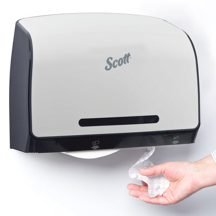 Scott Coreless High-Capacity Jumbo Roll Toilet Paper - 2-Ply, White, 12 Rolls/Case