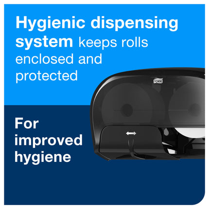 Tork Universal High-Capacity Bath Tissue - White, 2 Ply, 583', 2000 Sheets/Roll, 12 Rolls/Case