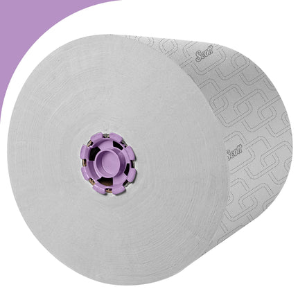 Scott Essential High-Capacity Hard Roll Towels - White, Unperforated, 950'/Roll, 6 Rolls/Case