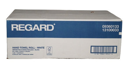 REGARD Advanced Hand Towel Roll - White, 800', 6/Case
