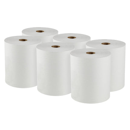 Scott Essential High Capacity Hard Roll Paper Towels (02000) - 1.75" Core, White, 6 Rolls/Case