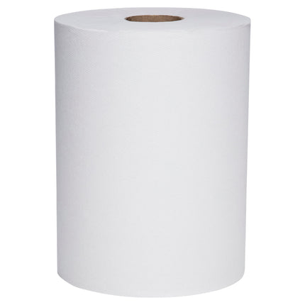 Scott Slimroll Hard Roll Towels (12388) - With Fast-Drying Absorbency Pockets, White, 580'/Roll, 6 Rolls/Case
