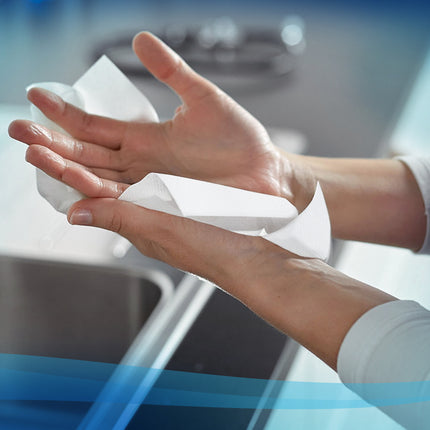 Scott Slimroll Hard Roll Towels (12388) - With Fast-Drying Absorbency Pockets, White, 580'/Roll, 6 Rolls/Case