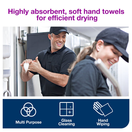 Tork Advanced Soft Mini Centerfeed Roll Towel - White, 2 Ply, 262', 266 Sheets/Roll, 12 Rolls/Case