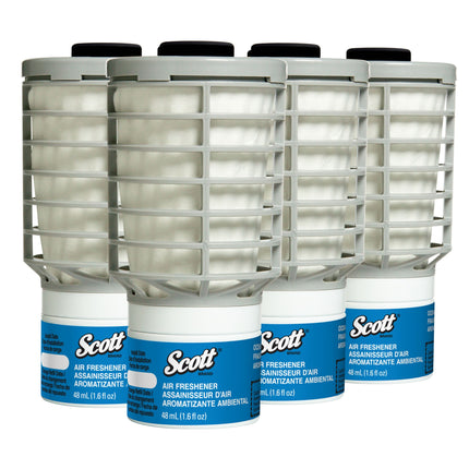 Désodorisant continu Scott Essential (91072) - Parfum Océan, 6/caisse