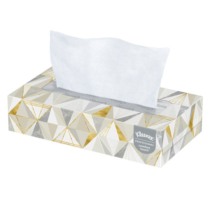 Kleenex Professional Facial Tissue - 2-Ply, White, 125 Tissues/Box, 48 Boxes/Case