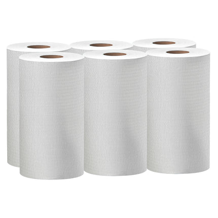 WypAll GeneralClean X60 Multi-Task Cleaning Cloths (35421) - Small Roll, White, 130 Sheets/Roll, 6 Rolls/Case