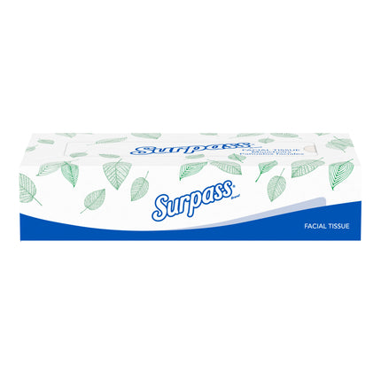 Surpass Facial Tissue - 2 Ply, 125/Box, 60 Boxes/Case