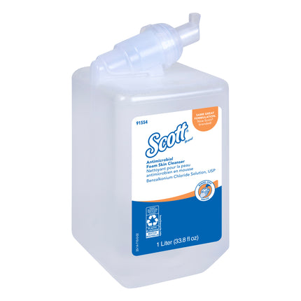 Nettoyant moussant Scott - 1L, Transparent, 6/caisse