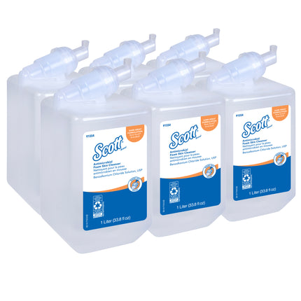 Nettoyant moussant Scott - 1L, Transparent, 6/caisse