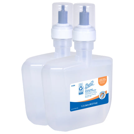 Scott Control Antimicrobial Foam Skin Cleanser - Clear, Unscented Soap, 1.2 L, 2 /Case