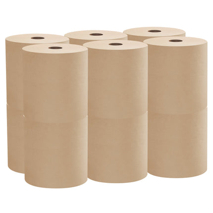Essuie-mains en rouleau Scott Essential universel - Marron, 800 pi, 12 rouleaux/caisse