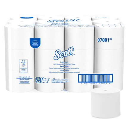Kleenex Cottonelle Coreless Standard Roll Bathroom Tissue - 36/Case