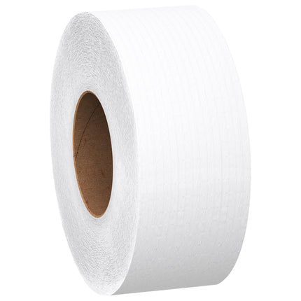 Scott Essential Jumbo Roll Toilet Paper - White, 1 Ply, 2000' Roll, 12 Rolls/Case