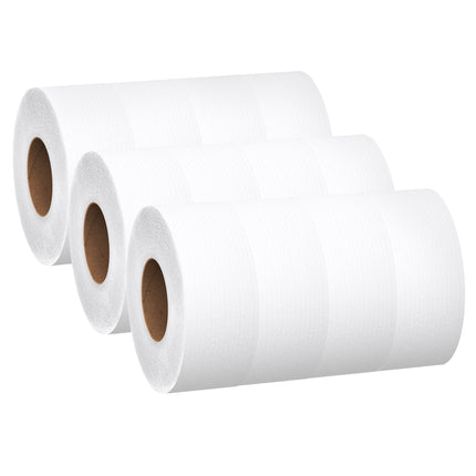 Scott Essential Jumbo Roll Toilet Paper - White, 1 Ply, 2000' Roll, 12 Rolls/Case