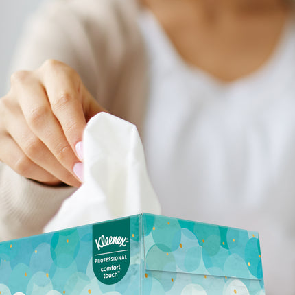 Kleenex Jr Facial Tissue - 2 Ply, 48 Tissues/Box, 64 Boxes/Case