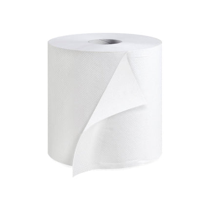 Kruger Embassy Supreme Roll Towel - 1-Ply, 600'/Roll, 6 Rolls/Case, Made in Canada
