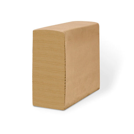 Kruger Esteem Multifold Towels - Kraft, 334 Sheets/Roll, 12 Rolls/Case