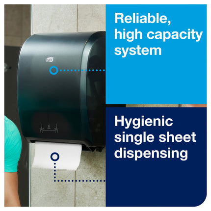 Tork Hand Towel Roll Dispenser - Black, Sold Individually