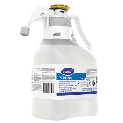 Diversey™ PERdiem® General Purpose Cleaner, Smart Dose, Hydrogen Peroxide, Odourless, Clear, 1.4L, Sold Individually