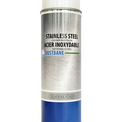 Nettoyant en aérosol pour acier inoxydable Dustbane - 397 g, vendu à l'unité