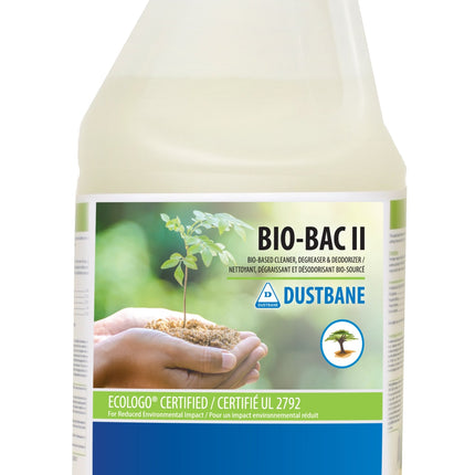 Dustbane Bio-Bac II Cleaner - Degreaser and Deodorizer, Hazy tan, Floral fragrance, 4L, Sold Individually