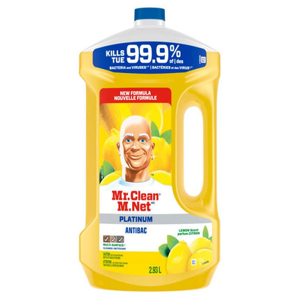 Mr. Clean Antibacterial All Purpose Cleaner - Cleaning Liquid, Lemon, 2.93L, Sold Individually